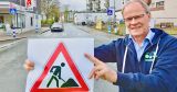 Viel befahrene Straße für Durchgangsverkehr gesperrt