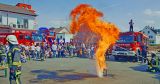 Beim Feuerwehr-Fest ging es heiß her und hoch hinaus
