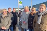 Zwei neue Bushaltestellen im Industriegebiet Westerhaar