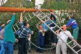 Vereinsring Echthausen lädt zum Aufstellen des Maibaumes
