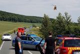 Rettungshubschrauber im Einsatz: Schwerer Motorradunfall zwischen Wickede und Waltringen