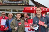 Wahlkampf bis zuletzt: SPD warb bis Samstagnachmittag um Stimmen für ihre Kandidaten