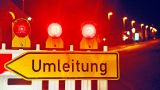 Drei Straßen streckenweise komplett für Verkehr gesperrt