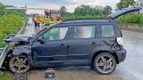 Fünf Verletzte bei Unfall auf Autobahn