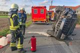 Verkehrsunfall am Vollenberg: Aus dem Auto kam Alkoholgeruch