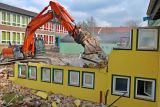 Abriss eines Teils der Gerken-Hauptschule hat begonnen