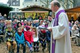 Großer Andrang beim Gottesdienst: Messe auf dem Marktplatz